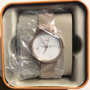 Rose Gold Fossil Watch